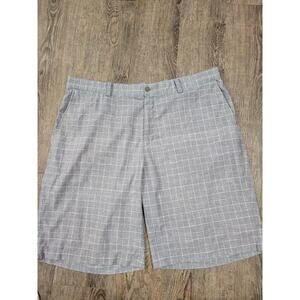 Nike 10.5" Dri-FIT Victory Golf Shorts Men's Light Gray Plaid Size 38